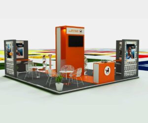 Zone détente avec mobilier lounge en location