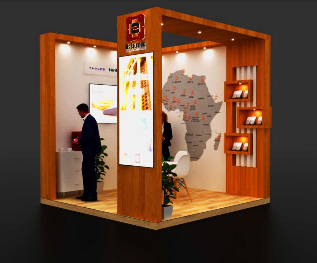 Montage rapide d’un stand modulaire à Rabat